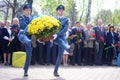 Kharkiv, Ukraine Ã¢â¬â 26 april, 2018: Moleben and laying flowers